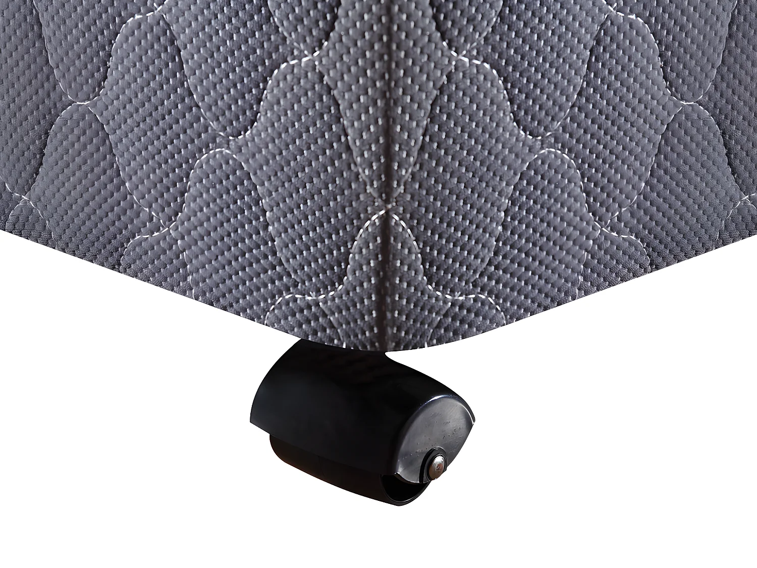 Sommier tapissier 160 x 200 cm - Gris anthracite - UNIVERSEL de YSMÉE