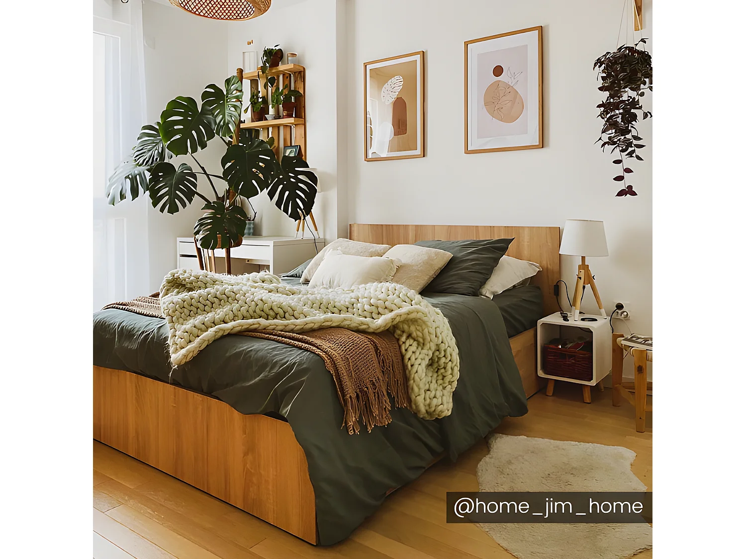 Lit coffre 140 x 190 cm - Coloris : Naturel - ELPHEGE