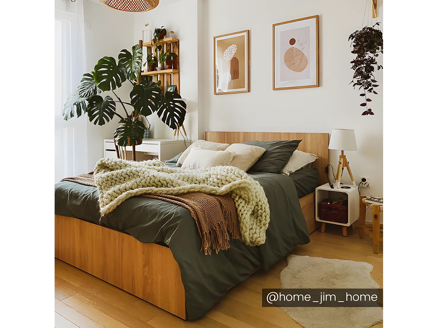 Lit coffre 140 x 190 cm - Coloris : Naturel - ELPHEGE