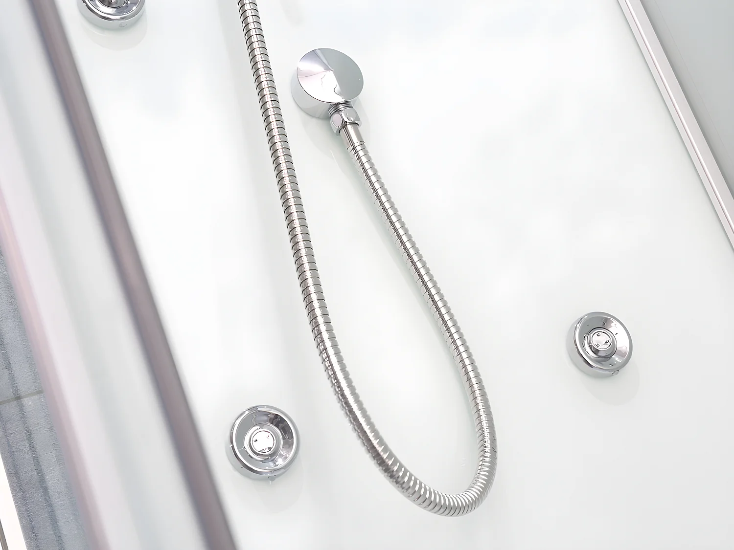 Douchecabine TYRAL - Balneo therapie - 6 massagestralen - tropische regen en douchekop - L90 x l 70 x H212 cm