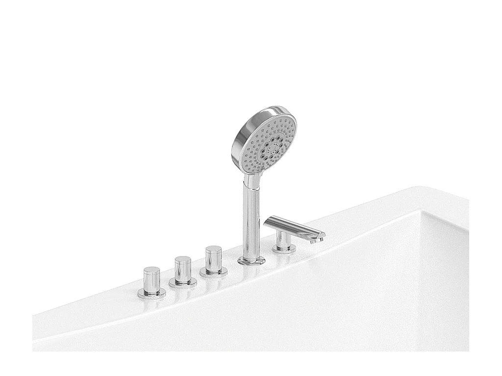 Banheira de canto AGYNESS - 263L - 135*135*A57 cm