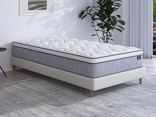 Materasso singolo a molle insacchettate 90 x 190 cm sp.22 cm - SERENITE di YSMÉE