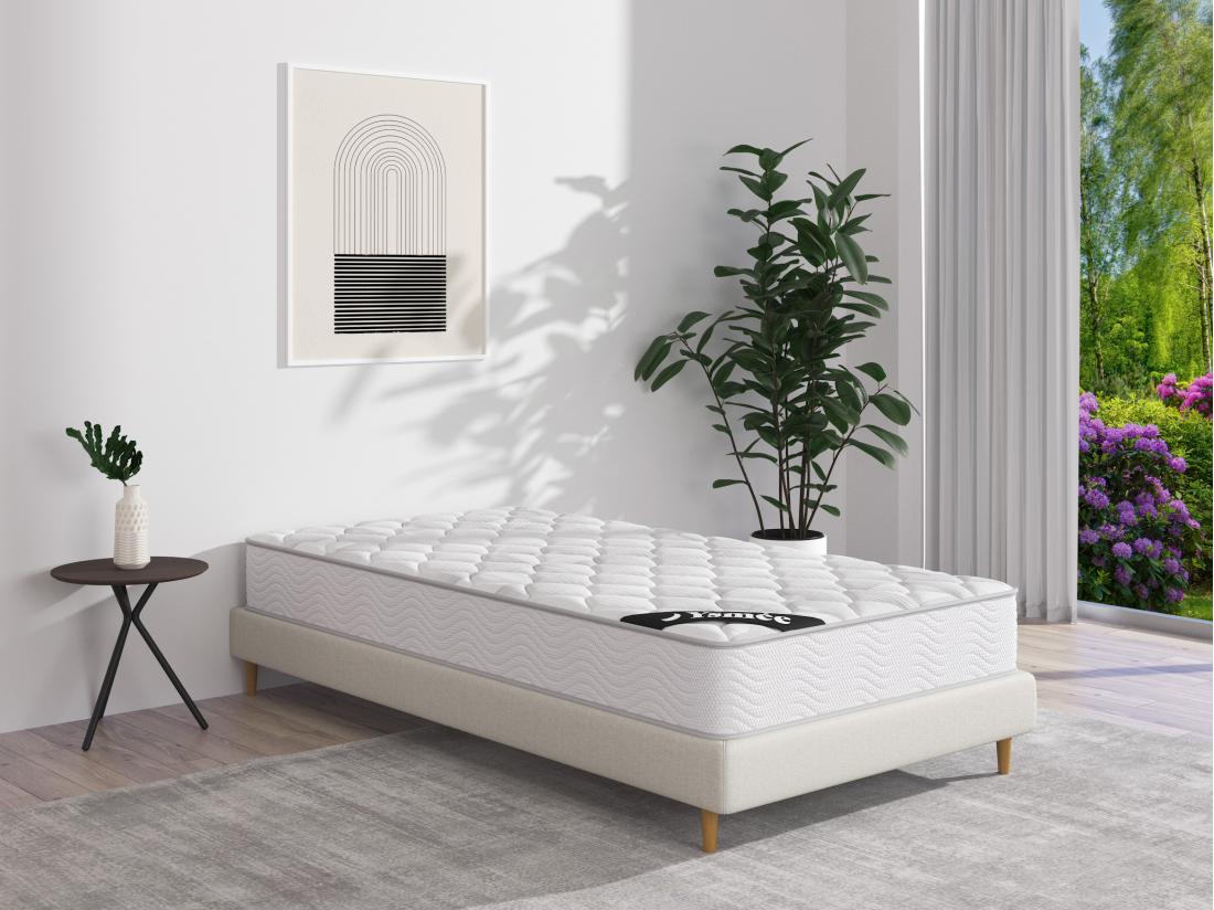 vente unique Matelas 90 x 190 cm ressorts ensachés ép.20cm - SONGE de YSMÉE