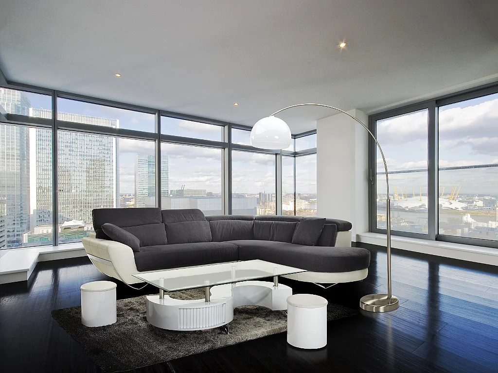 Tapis shaggy à poils longs ORAGE - 140 x 200cm - Gris