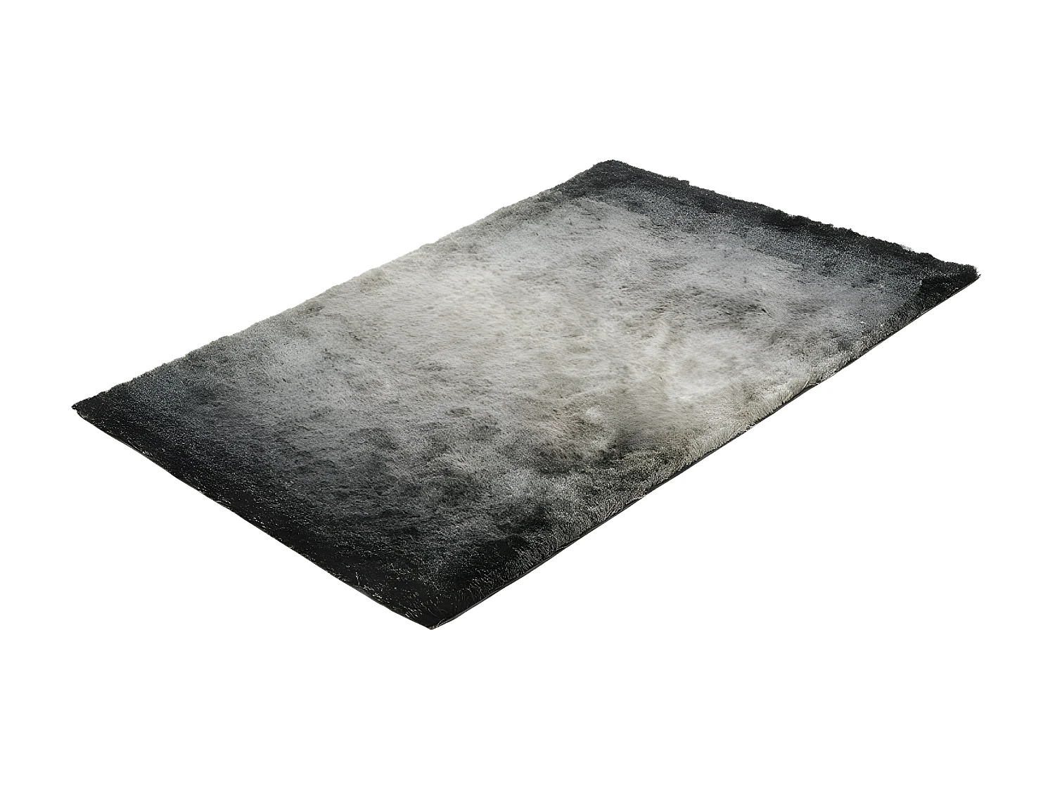 Tapis shaggy à poils longs ORAGE - 140 x 200cm - Gris