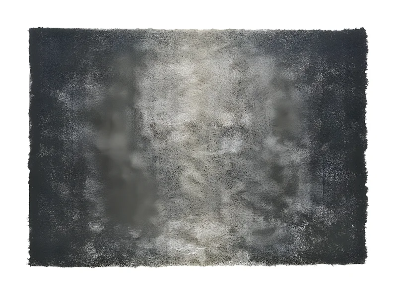 Tapis shaggy à poils longs ORAGE - 140 x 200cm - Gris