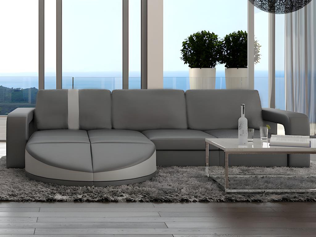 Wohnlandschaft Ecksofa Design Talita - Grau