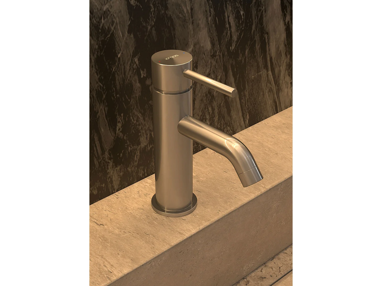 Robinet mitigeur Nickel brossé - Corbeau