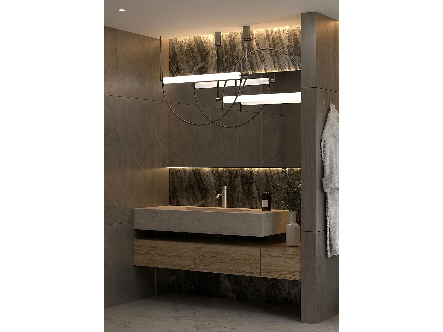 Robinet mitigeur Nickel brossé - Corbeau