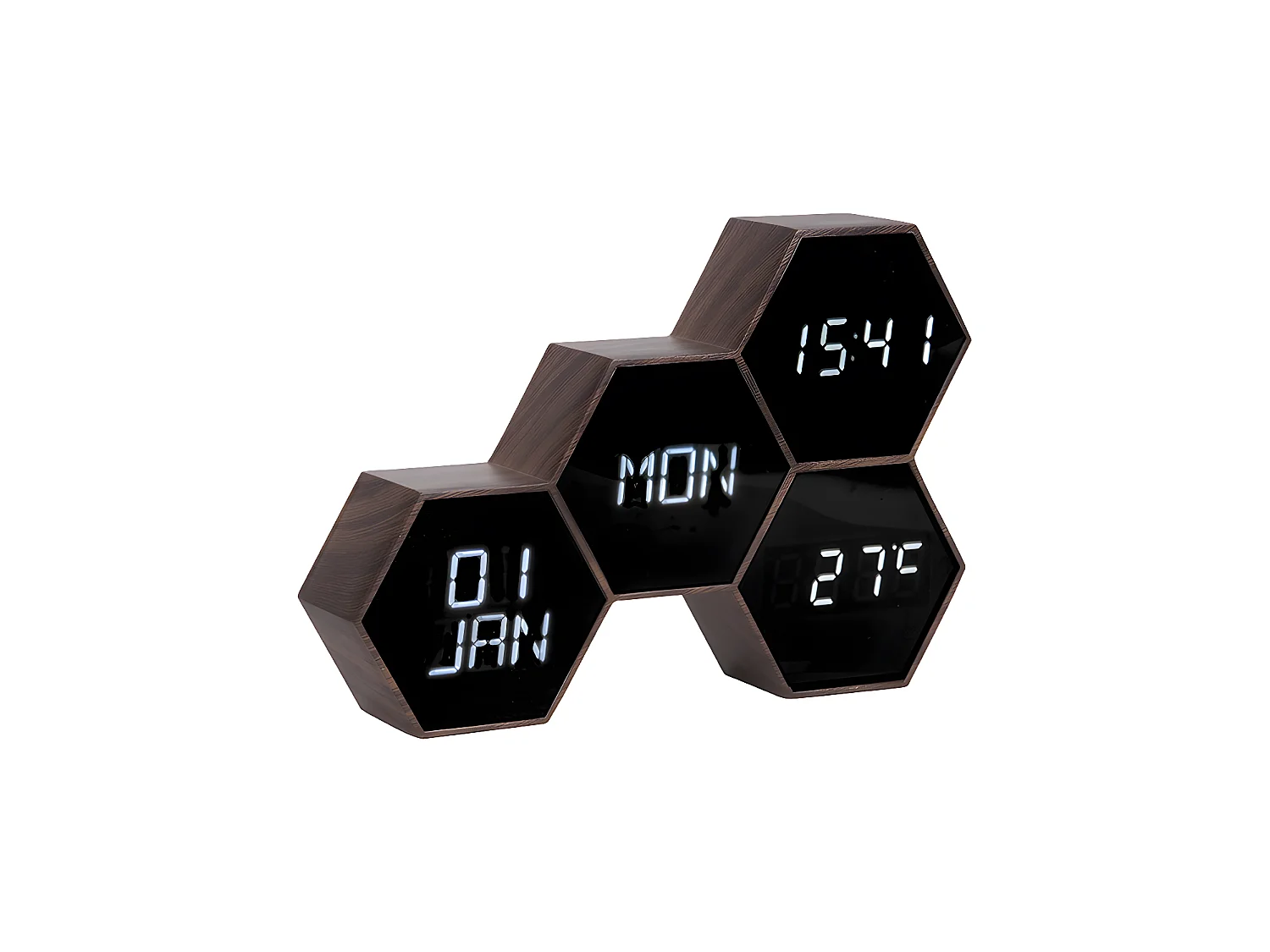 Sveglia Six In The Mix - Legno scuro