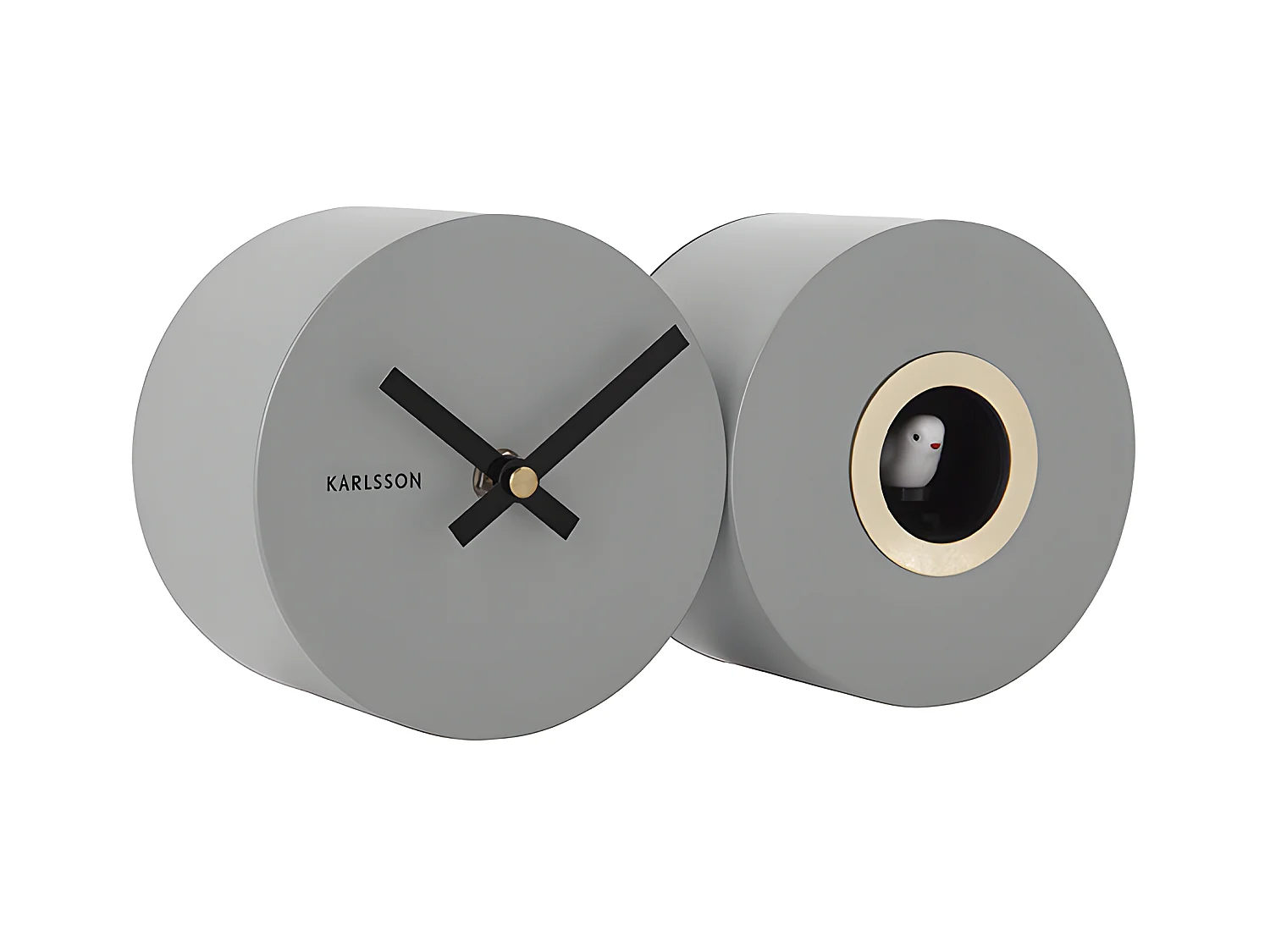 Horloge murale Duo Cuckoo - Hauteur 13 cm - PRESENT TIME