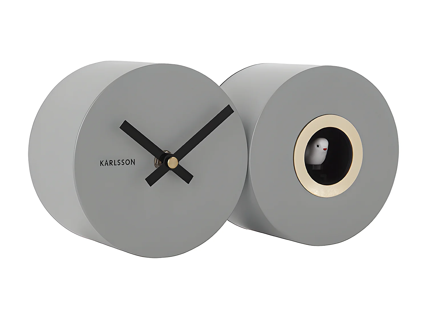 Horloge murale Duo Cuckoo - Hauteur 13 cm - PRESENT TIME