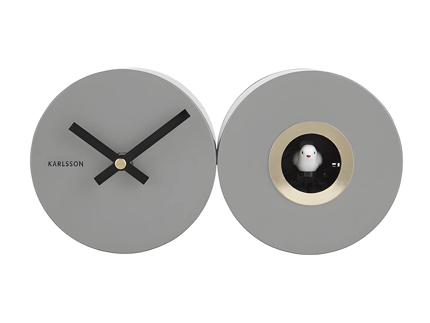 Horloge murale Duo Cuckoo - Hauteur 13 cm - PRESENT TIME