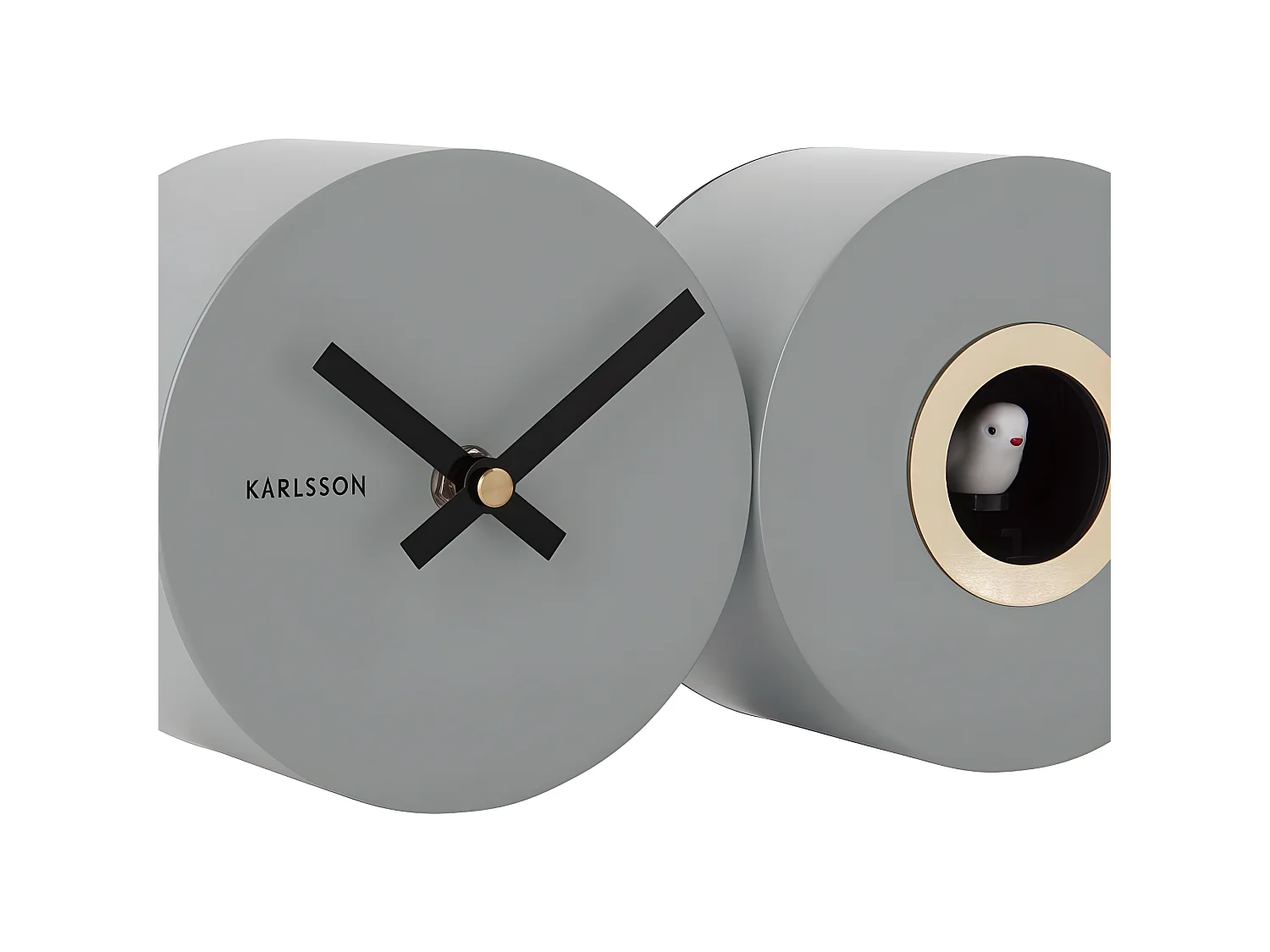 Horloge murale Duo Cuckoo - Hauteur 13 cm - PRESENT TIME