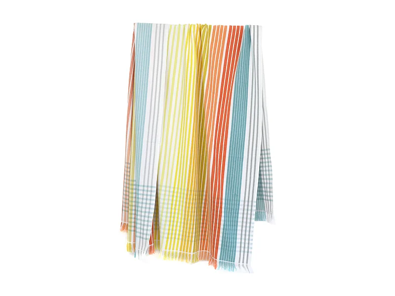 Drap de plage fouta en coton 100x180 cm CLEYA multicolore