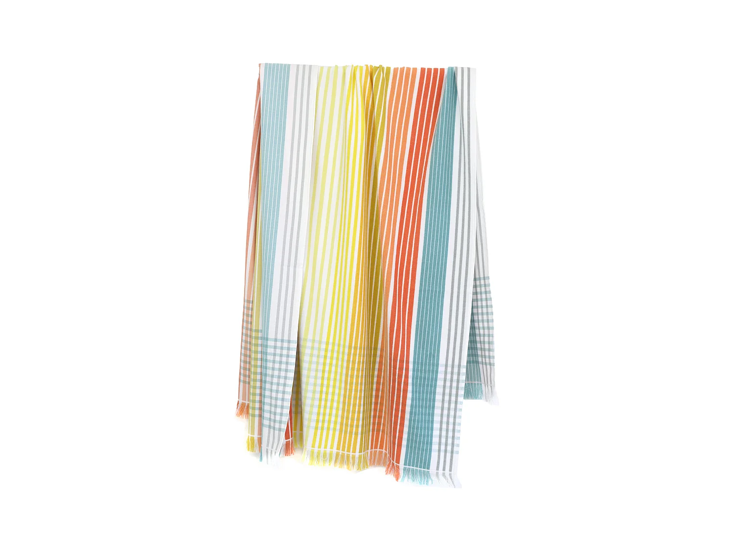 Drap de plage fouta en coton 100x180 cm CLEYA multicolore