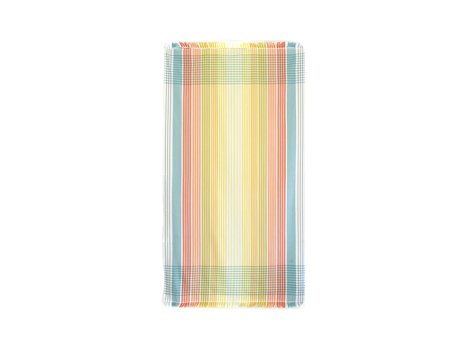Drap de plage fouta en coton 100x180 cm CLEYA multicolore