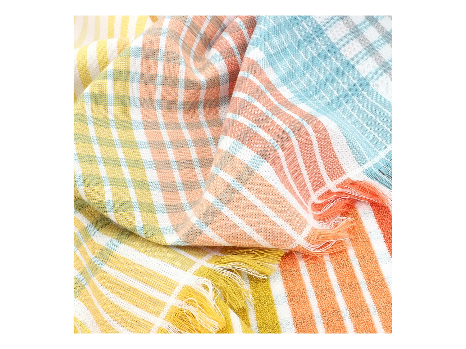 Drap de plage fouta en coton 100x180 cm CLEYA multicolore