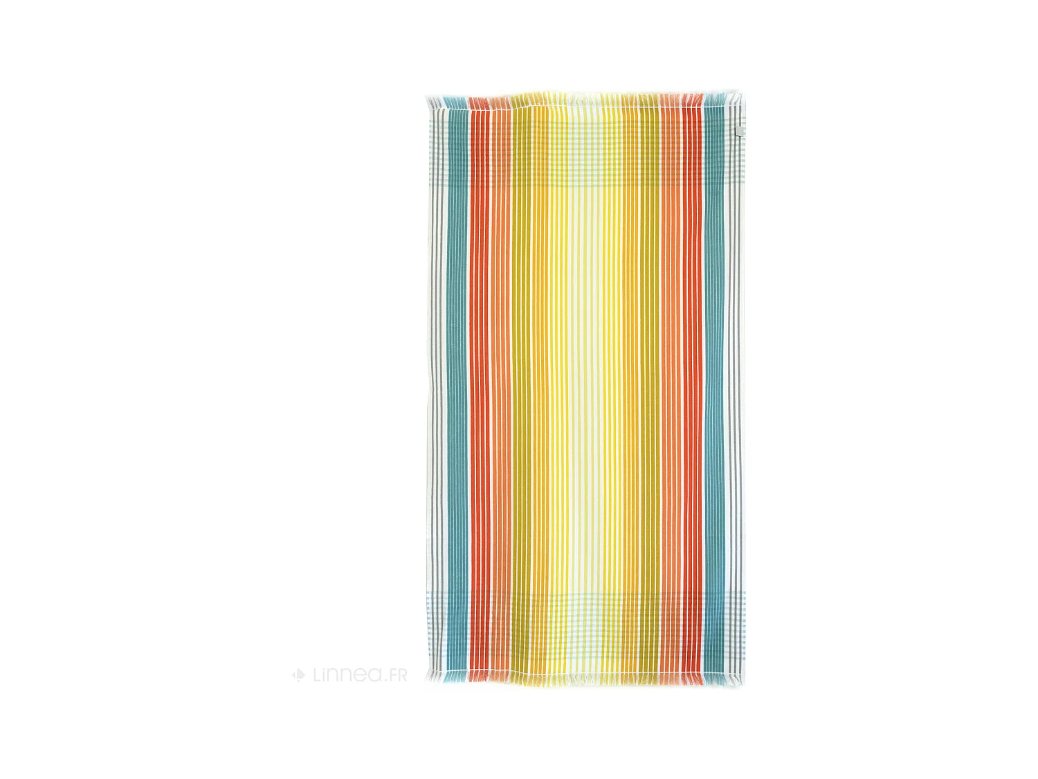Drap de plage fouta en coton 100x180 cm CLEYA multicolore