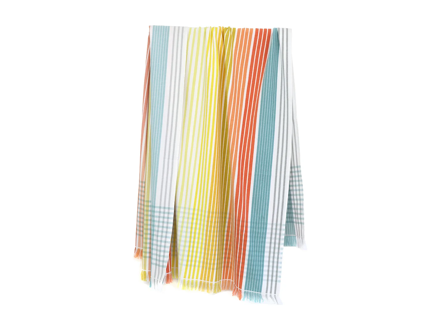 Drap de plage fouta en coton 100x180 cm CLEYA multicolore