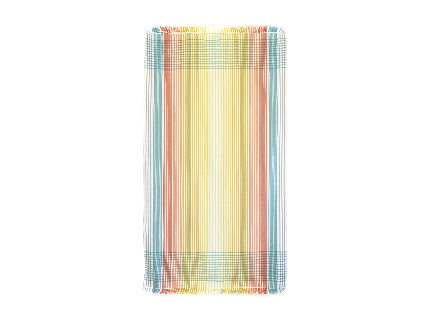Drap de plage fouta en coton 100x180 cm CLEYA multicolore