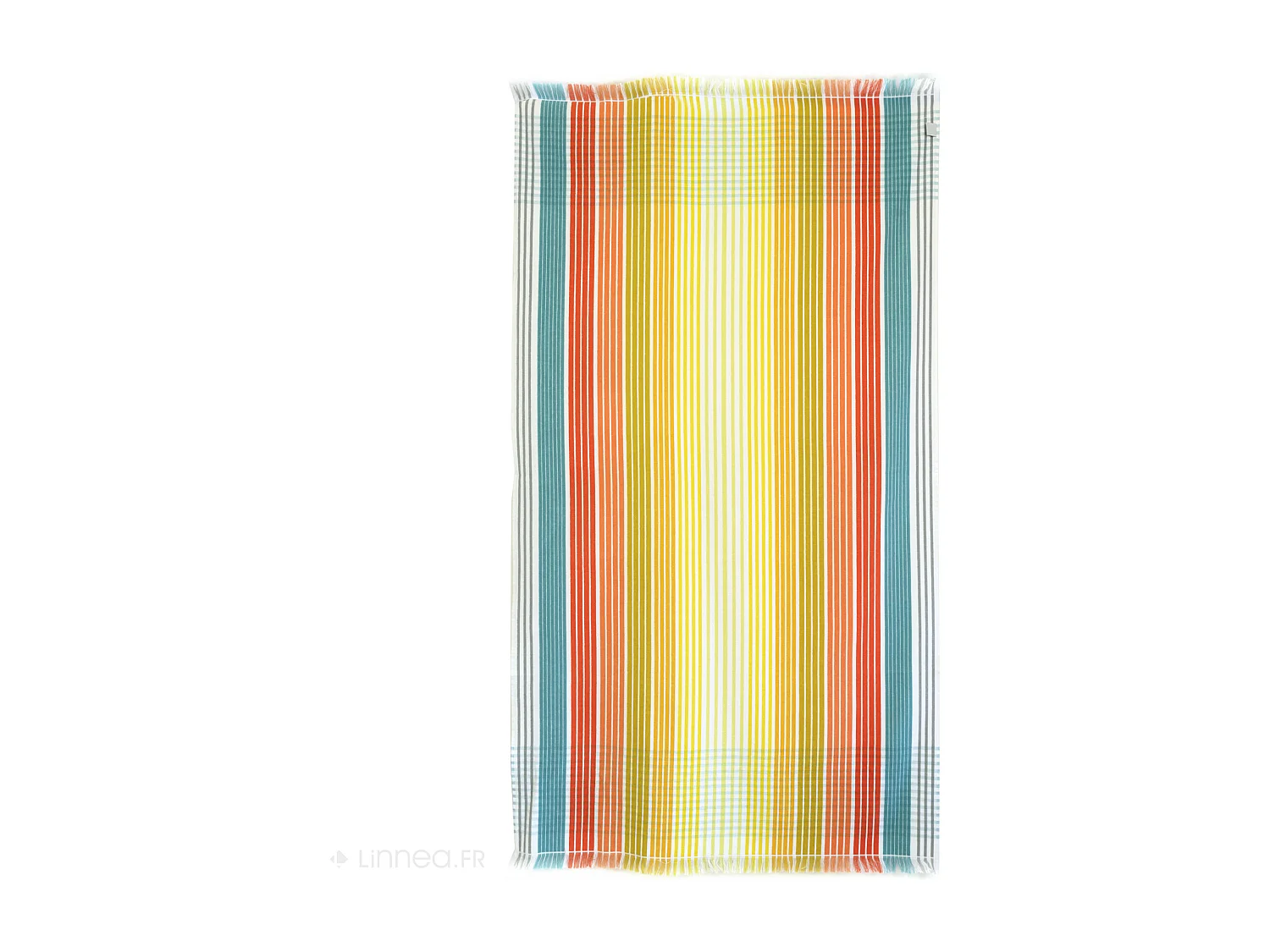 Drap de plage fouta en coton 100x180 cm CLEYA multicolore