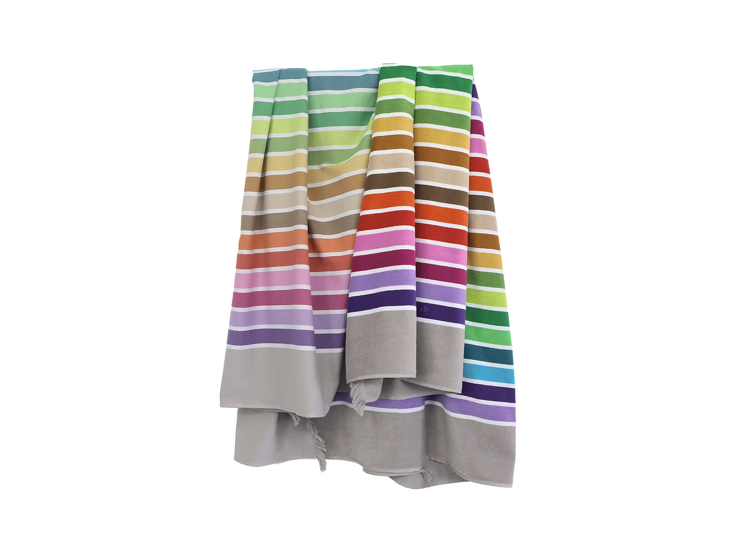 Drap de plage fouta en coton 180x180 cm ELOA multicolore