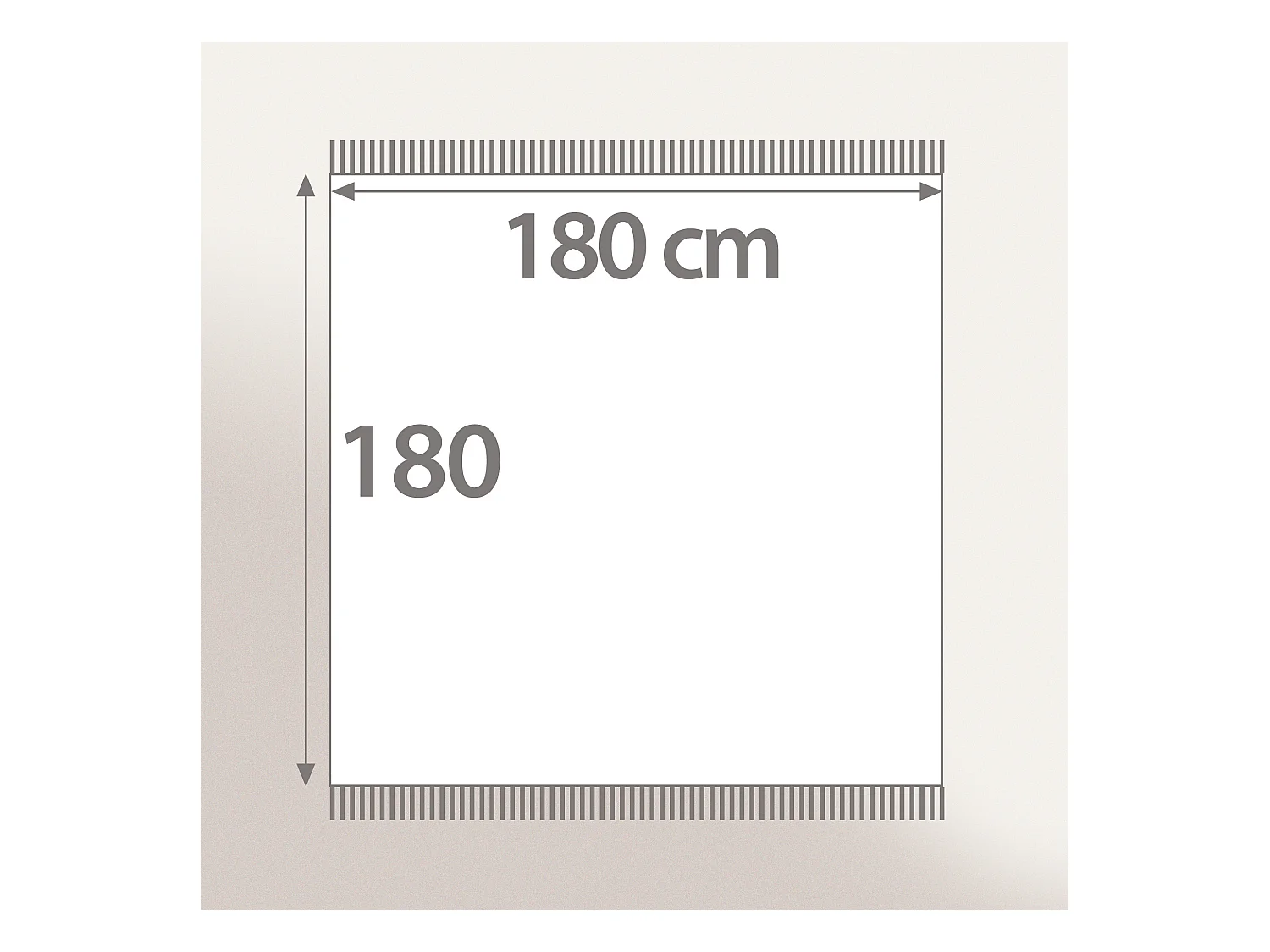 Drap de plage fouta en coton 180x180 cm ELOA multicolore