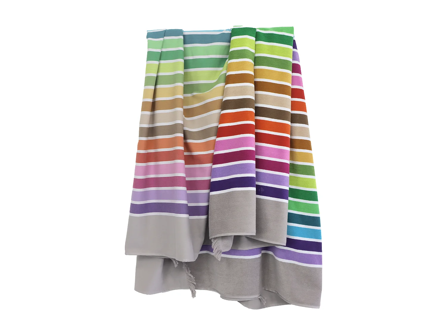 Drap de plage fouta en coton 180x180 cm ELOA multicolore