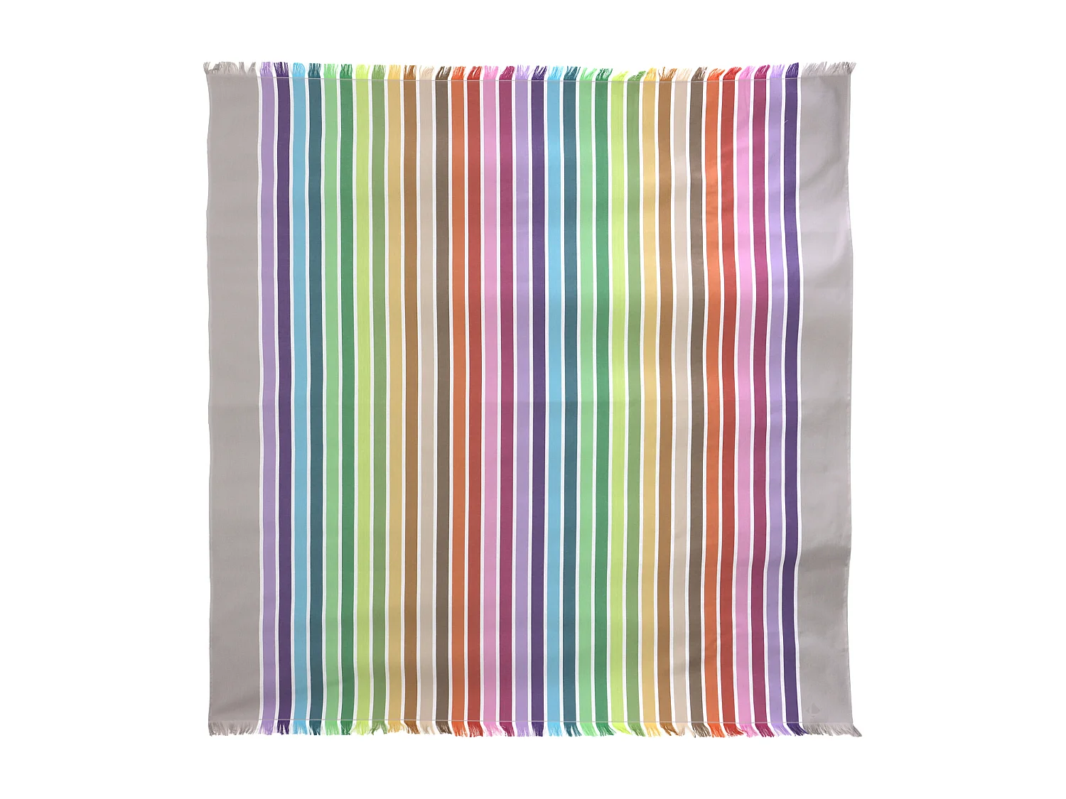 Drap de plage fouta en coton 180x180 cm ELOA multicolore