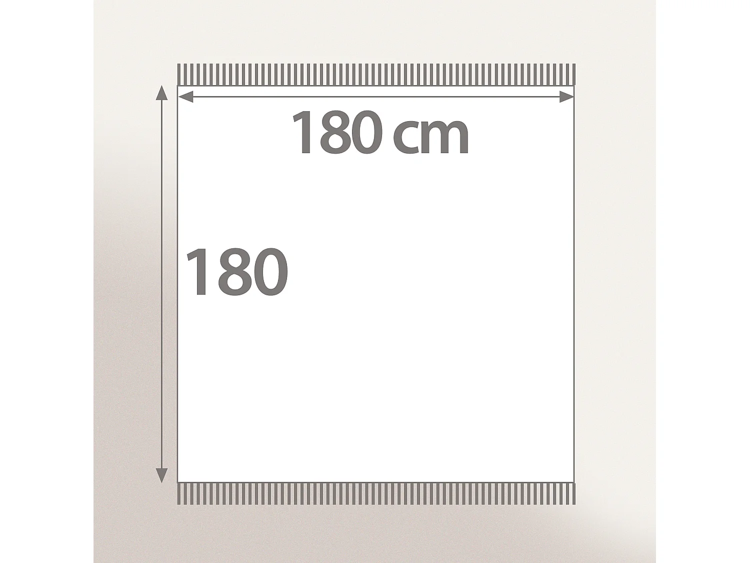 Drap de plage fouta en coton 180x180 cm ELOA multicolore