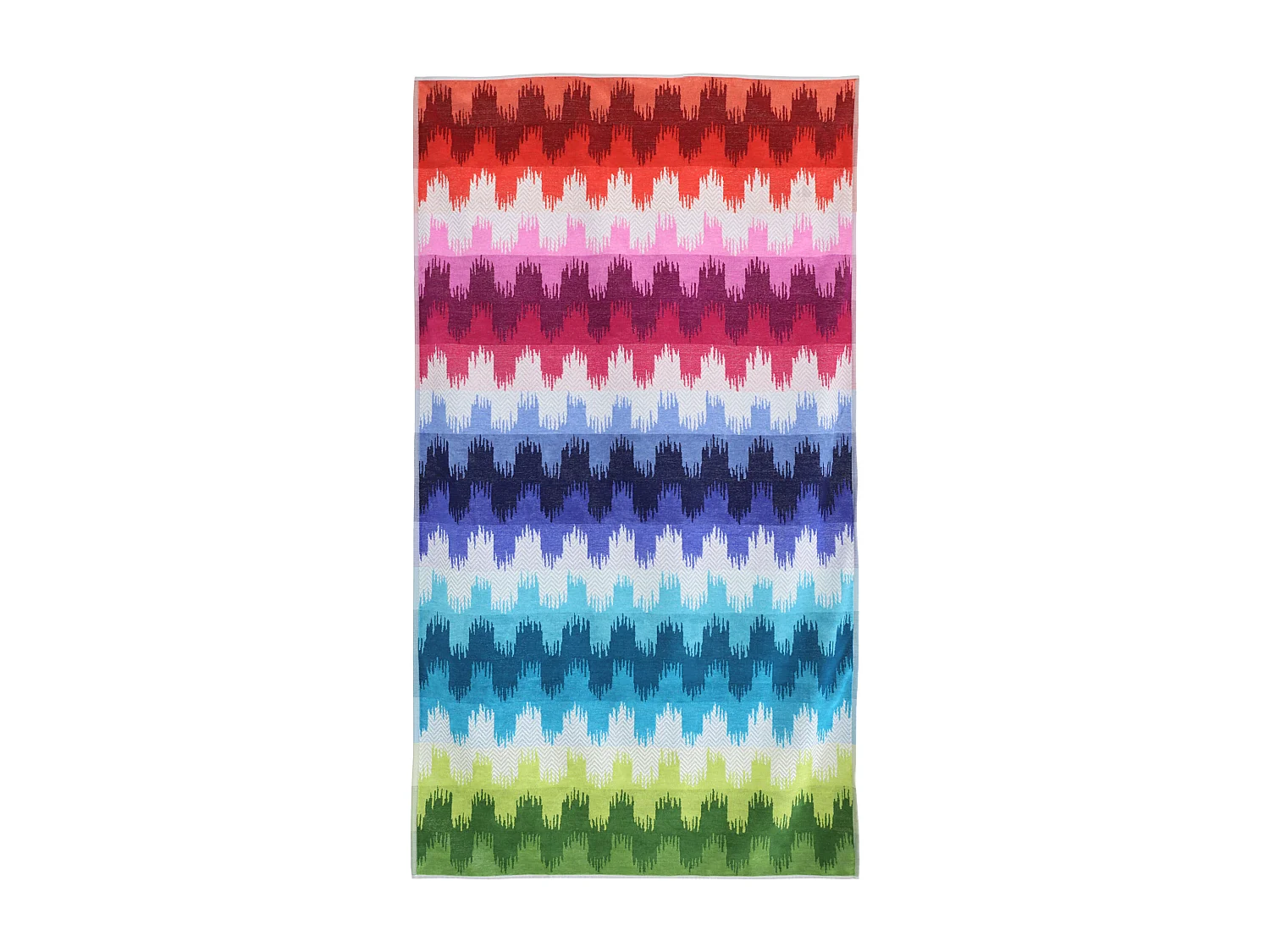 Drap de plage coton et éponge 100x180 cm MARBELLA multicolore