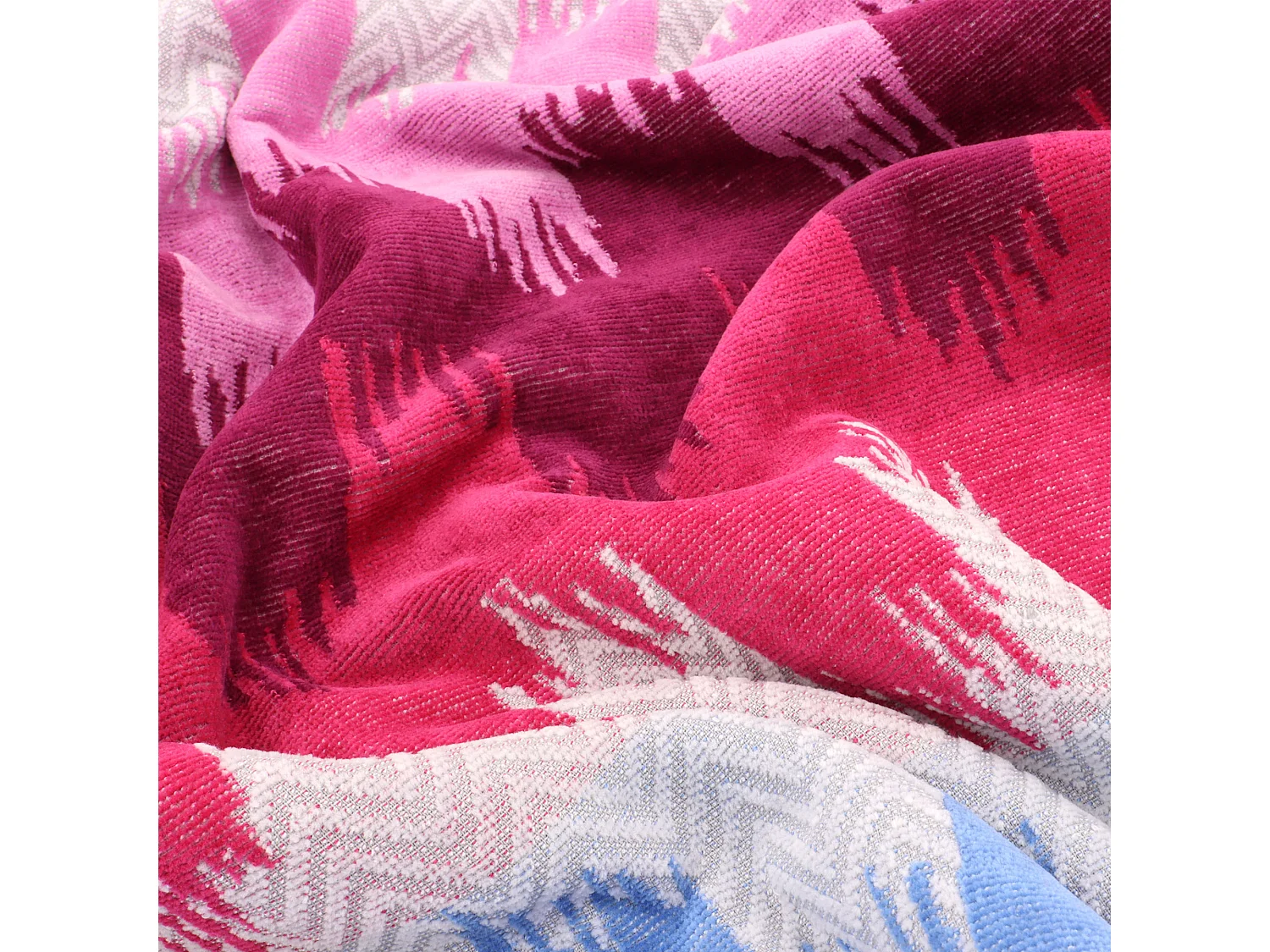 Drap de plage coton et éponge 100x180 cm MARBELLA multicolore