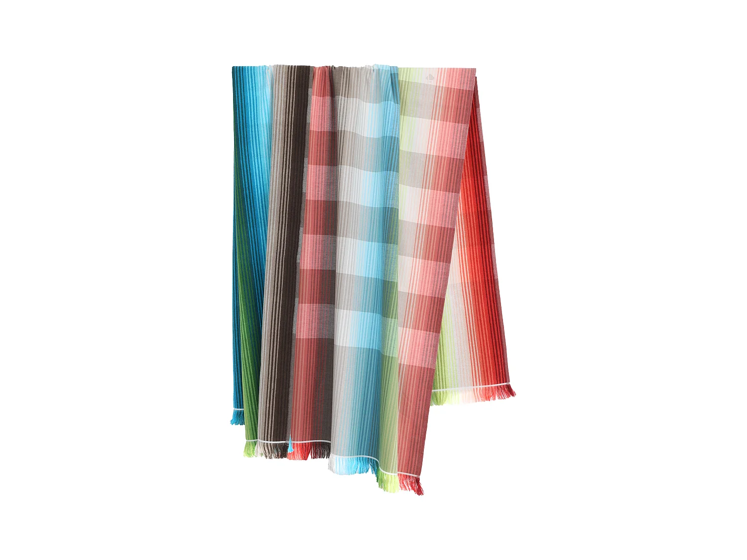 Drap de plage fouta en coton 100x180 cm YSEA multicolore
