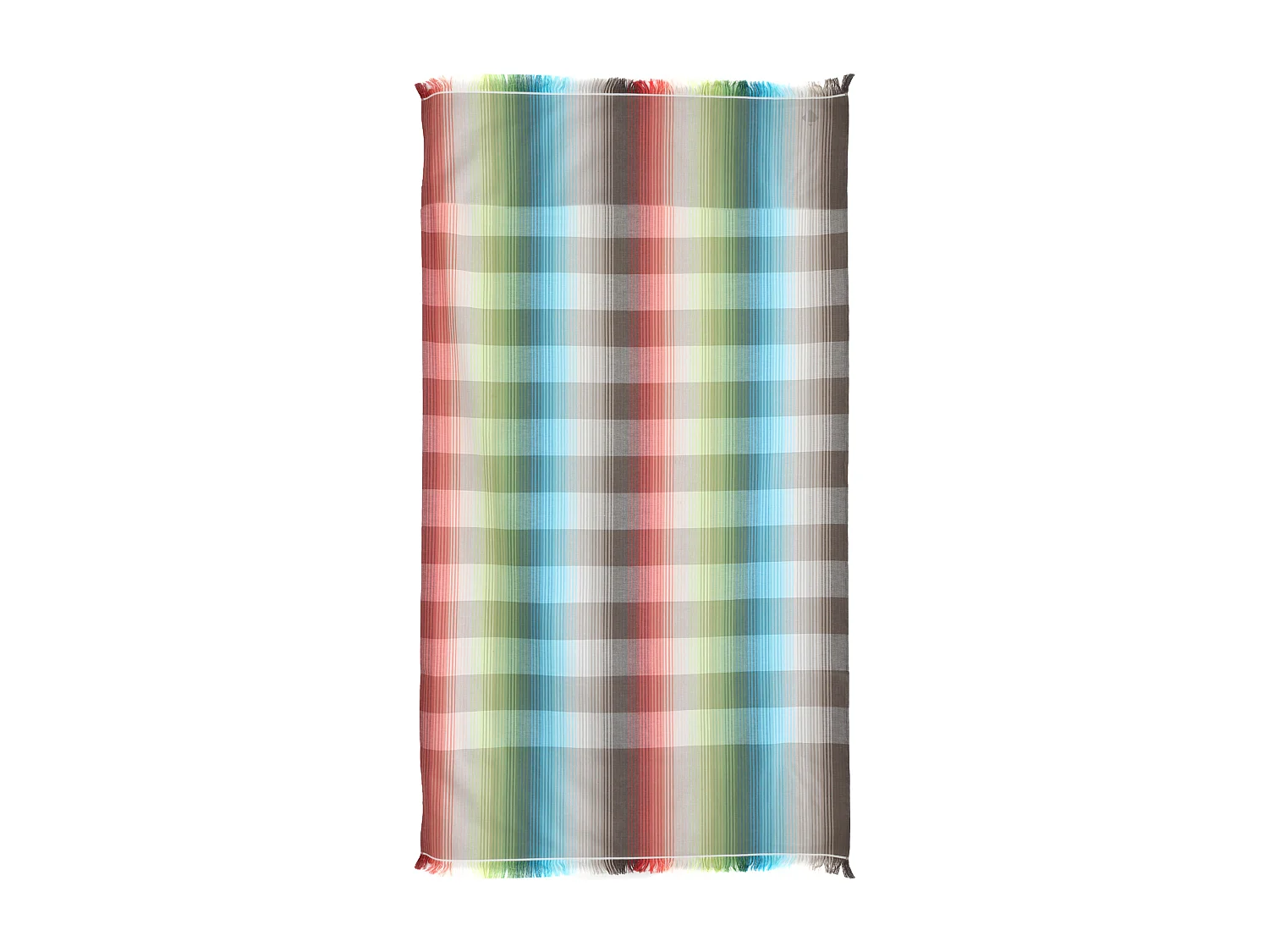 Drap de plage fouta en coton 100x180 cm YSEA multicolore