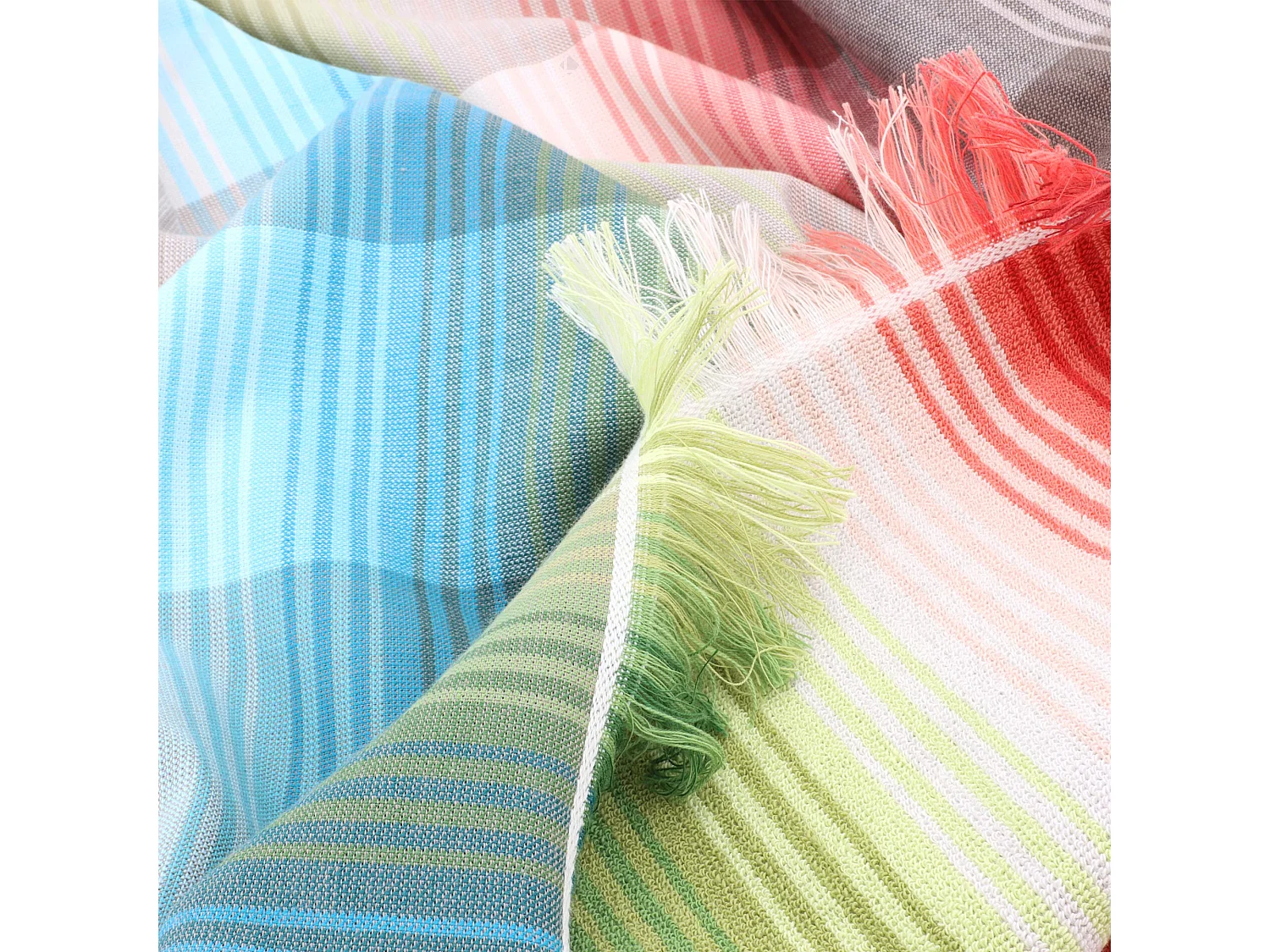 Drap de plage fouta en coton 100x180 cm YSEA multicolore