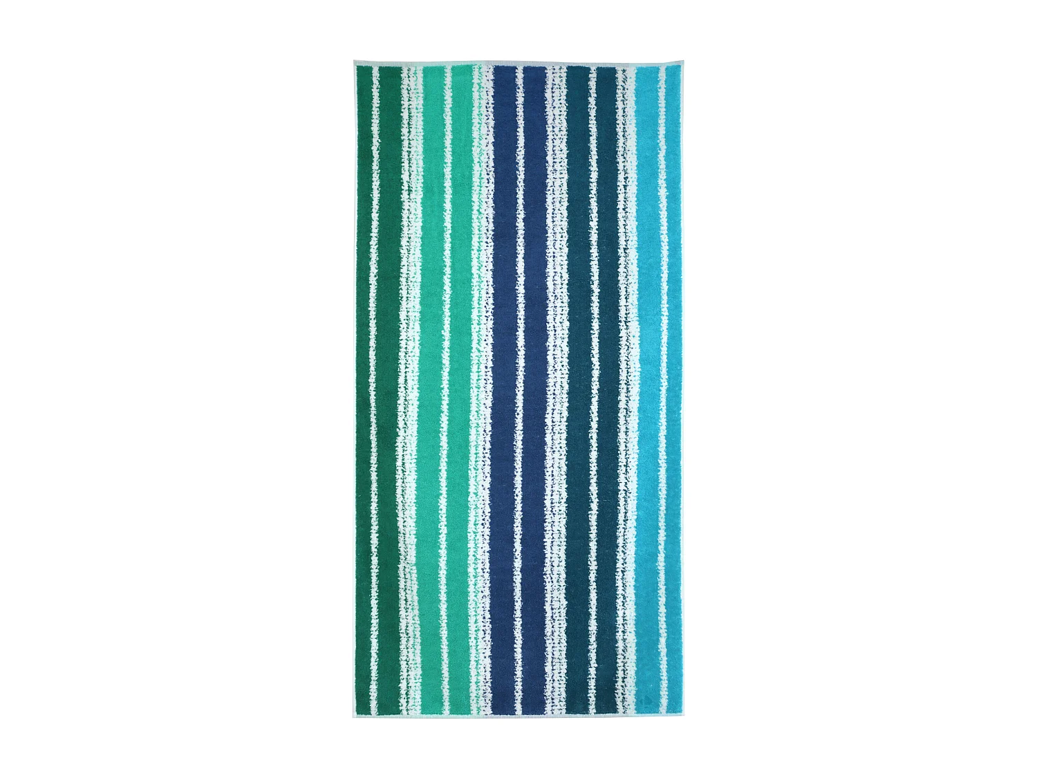 Drap de plage en coton et éponge 75x150 cm SOCOA 480 g/m² vert