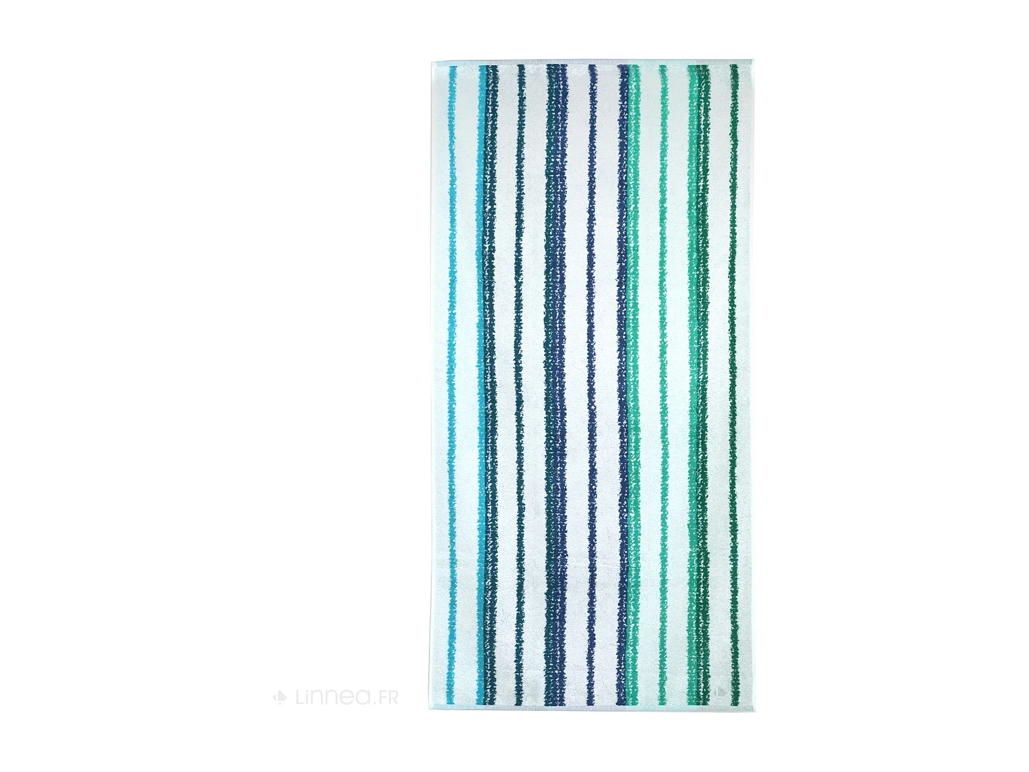 Drap de plage en coton et éponge 75x150 cm SOCOA 480 g/m² vert