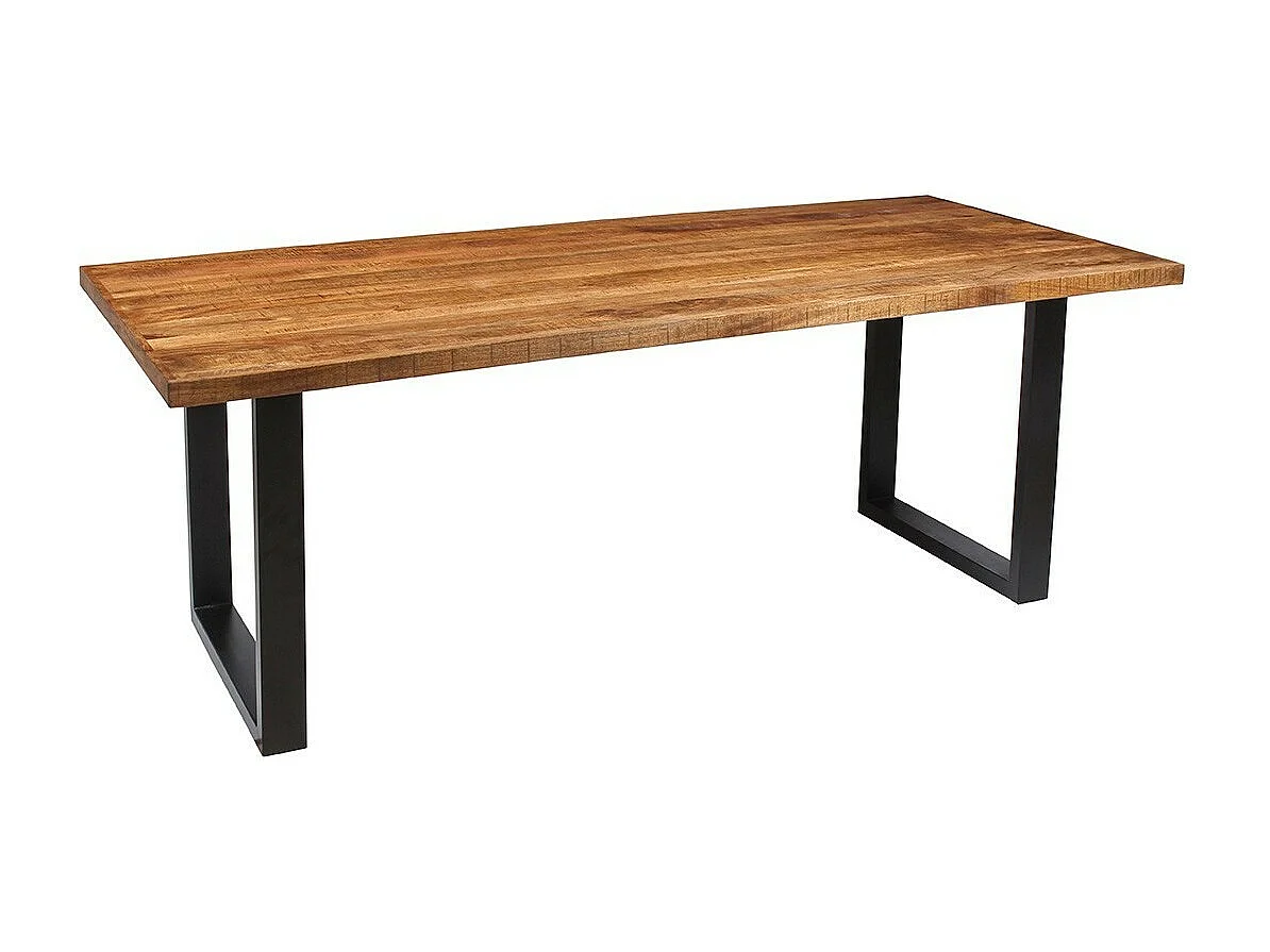 Table à manger design bois massif NIKO - Table rectangulaire 200x100