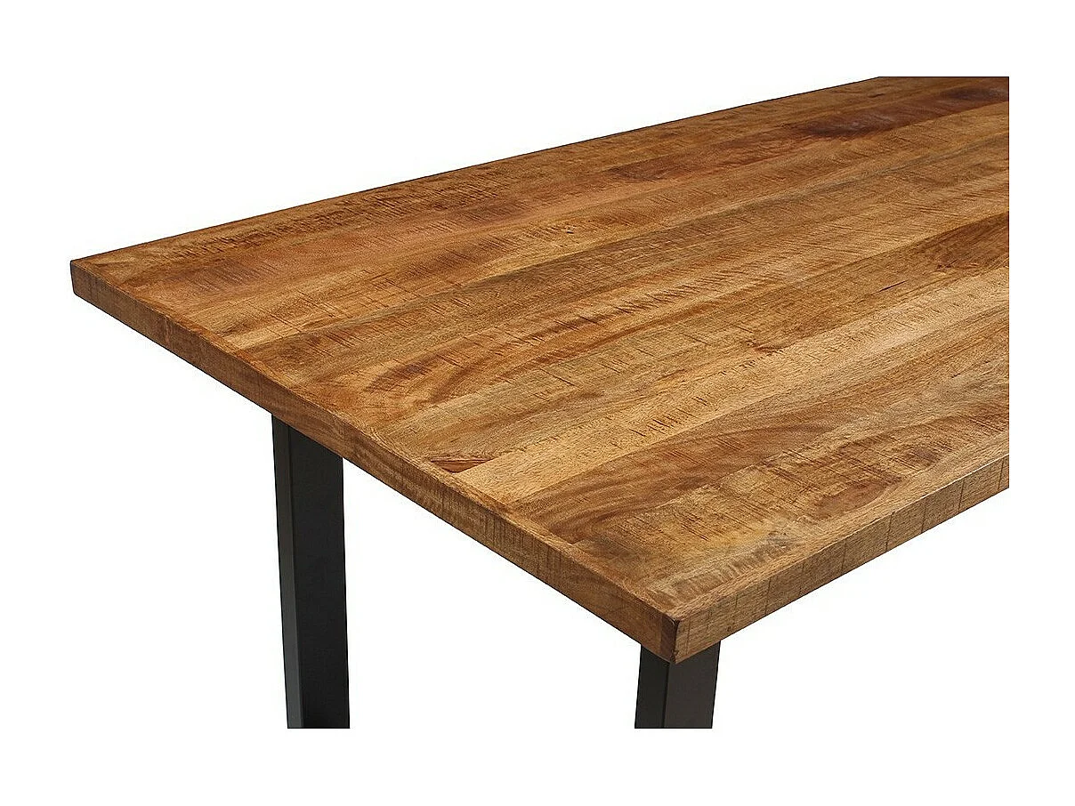 Table à manger design bois massif NIKO - Table rectangulaire 200x100
