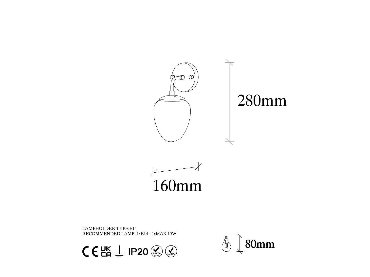 Applique Murale Interieur,  Lampe Murale Industrielle Bois, Vintage 12x16x28 Cm
