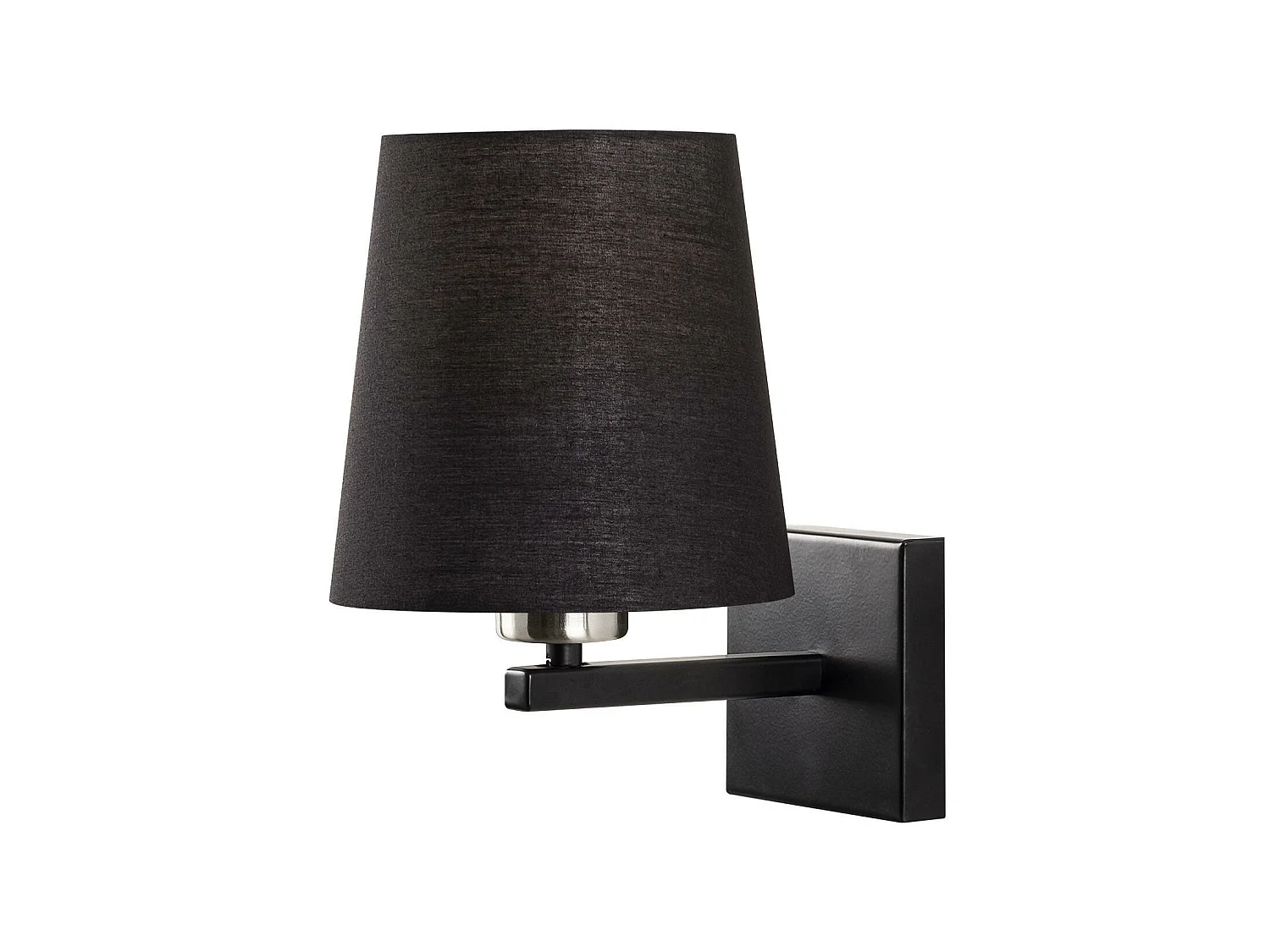 Applique Murale Interieur,  Lampe Murale Industrielle Bois, Noir 18x24x30 Cm