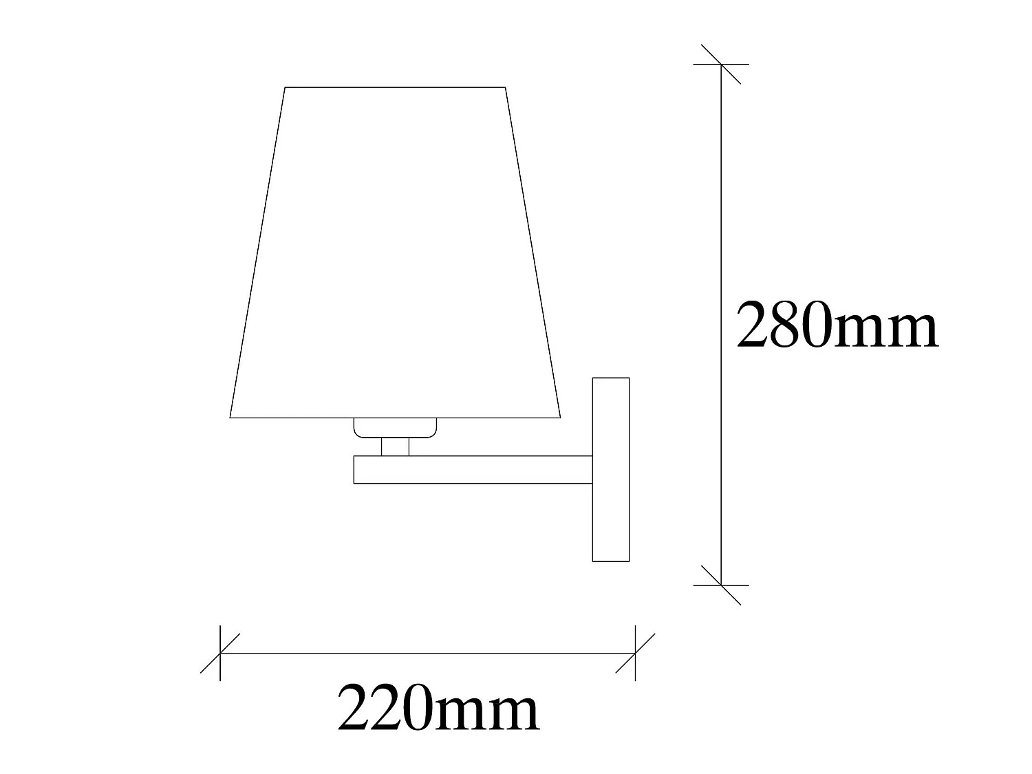 Applique Murale Interieur,  Lampe Murale Industrielle Bois, Noir 18x24x30 Cm