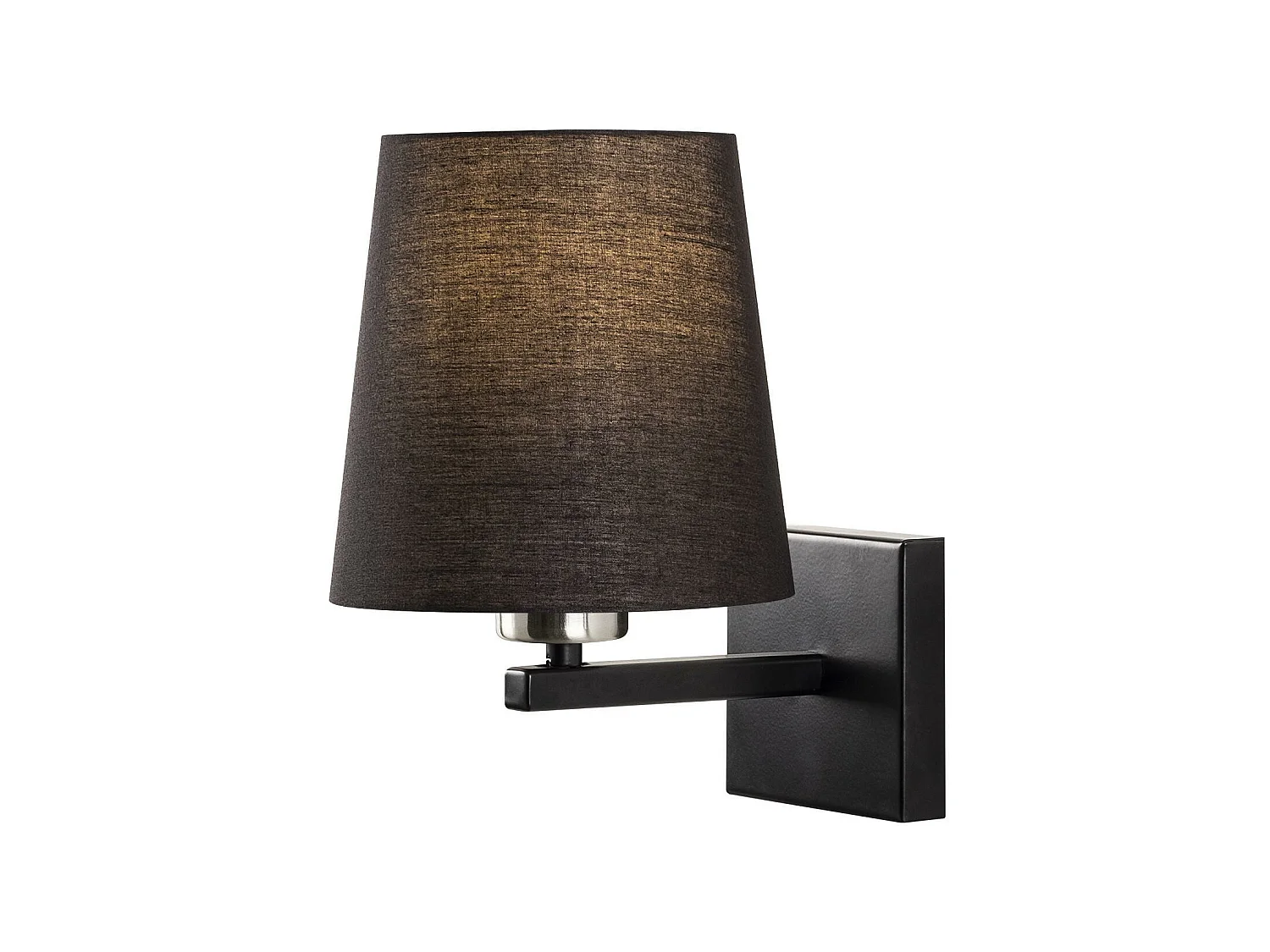 Applique Murale Interieur,  Lampe Murale Industrielle Bois, Noir 18x24x30 Cm