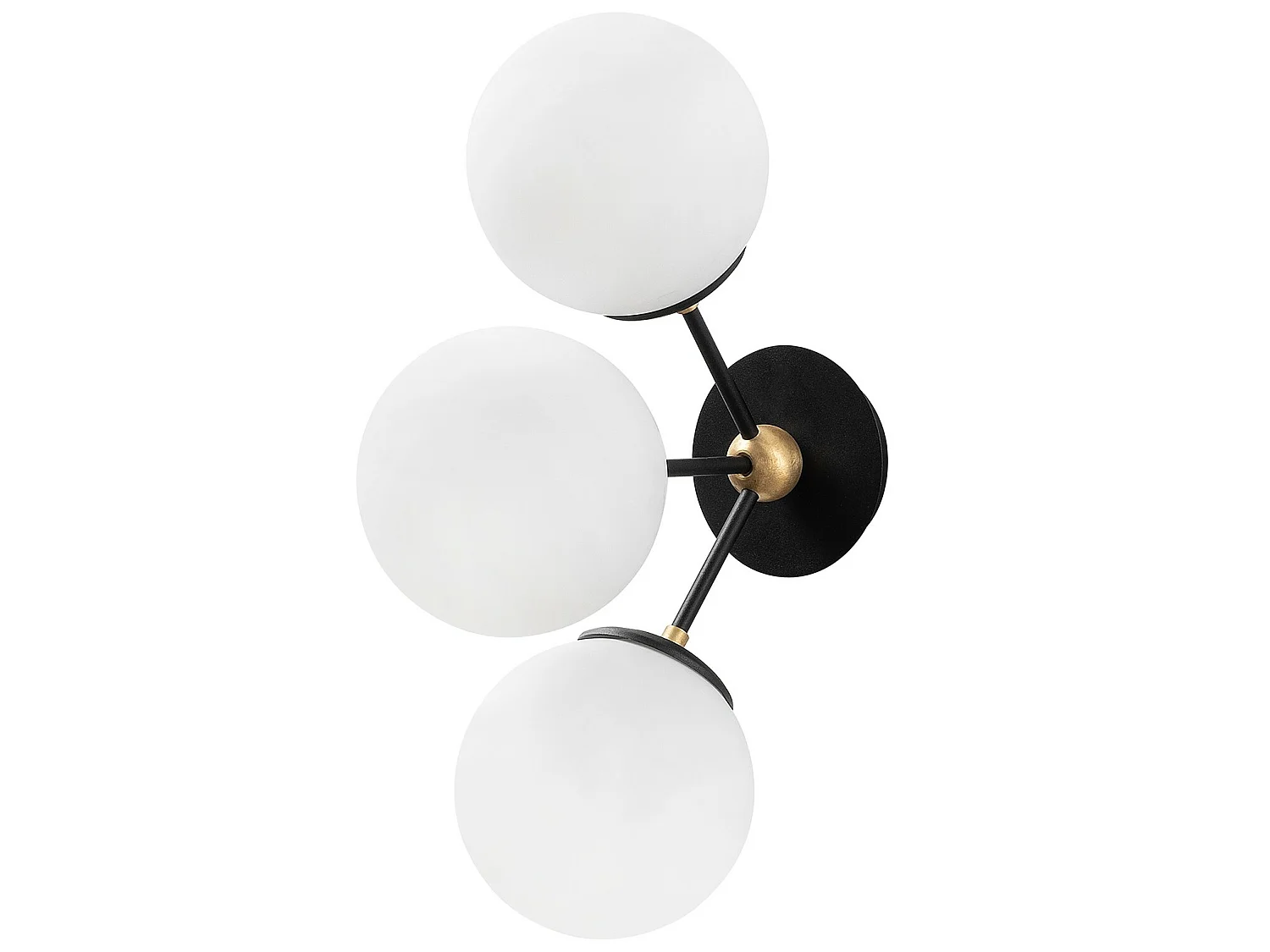 Applique Murale Interieur,  Lampe Murale Industrielle Bois, Noir 15x30x44 Cm