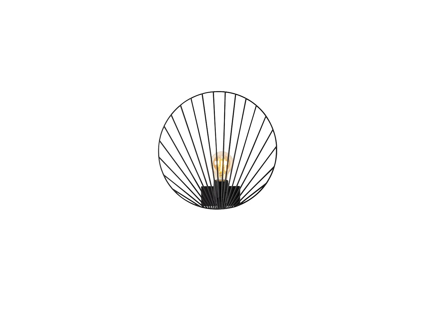 Applique Murale Interieur,  Lampe Murale Industrielle Bois, Noir 30x12x30 Cm
