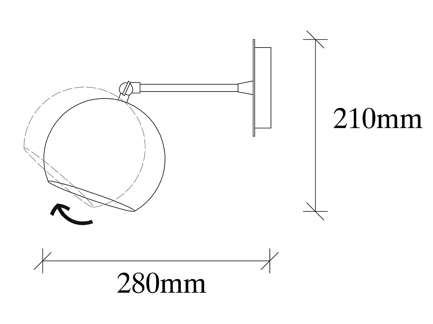 Applique Murale Interieur,  Lampe Murale Industrielle Bois, Noir 15x28x21 Cm