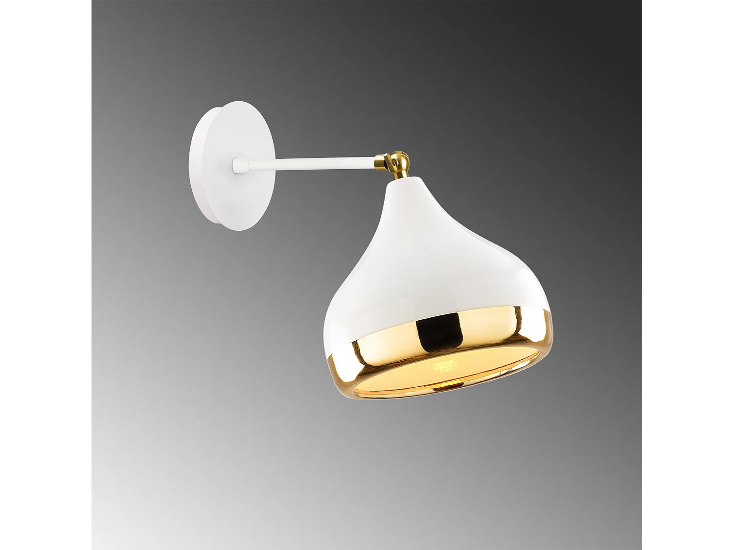 Applique Murale Interieur,  Lampe Murale Industrielle Bois, Blanc 17x28x28 Cm