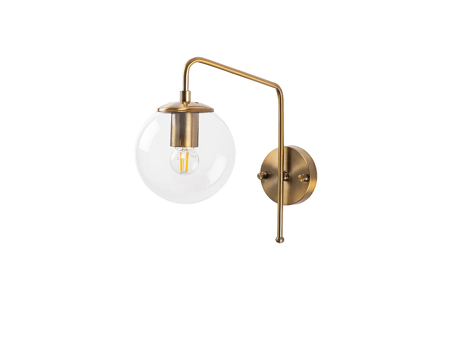 Applique Murale Interieur,  Lampe Murale Industrielle Bois, Vintage 15x32x32 Cm