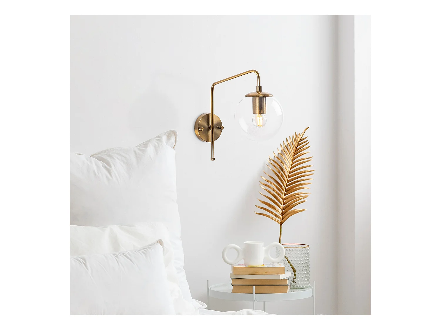 Applique Murale Interieur,  Lampe Murale Industrielle Bois, Vintage 15x32x32 Cm